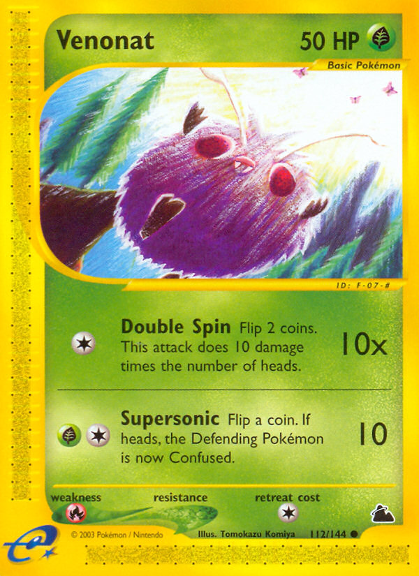 Venonat (112/144) [Skyridge] | Good Games Morley