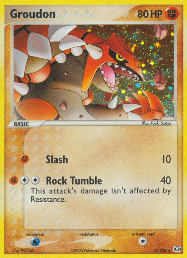 Groudon (5/106) [EX: Emerald] | Good Games Morley