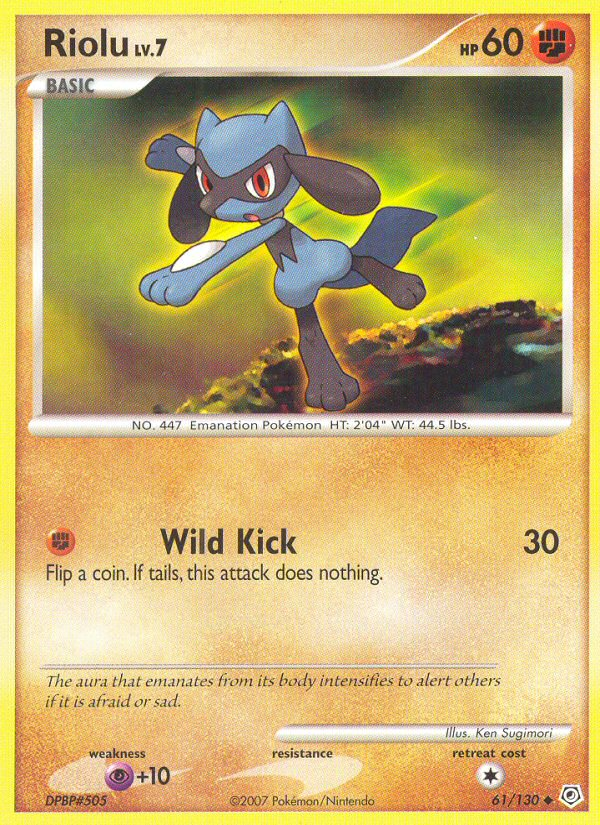 Riolu (61/130) [Diamond & Pearl: Base Set] | Good Games Morley