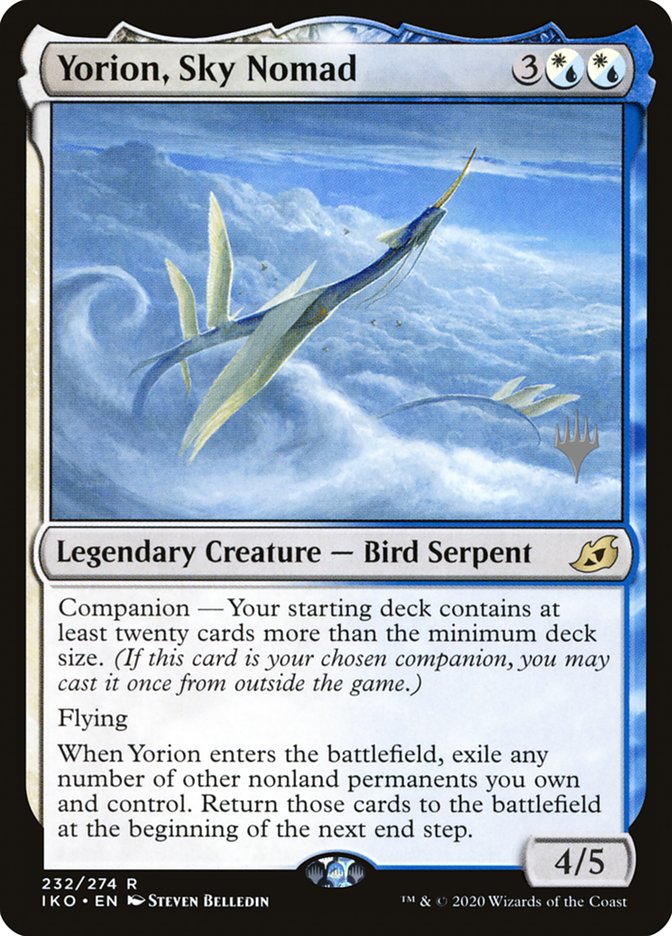 Yorion, Sky Nomad (Promo Pack) [Ikoria: Lair of Behemoths Promos] | Good Games Morley