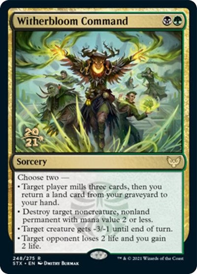 Witherbloom Command [Strixhaven: School of Mages Prerelease Promos] | Good Games Morley