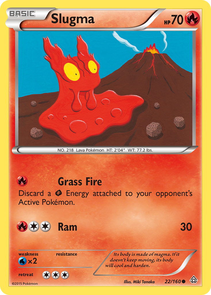 Slugma (22/160) [XY: Primal Clash] | Good Games Morley