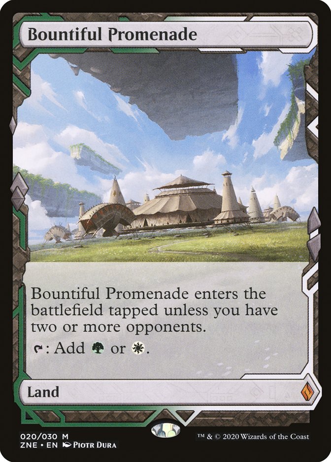 Bountiful Promenade (Expeditions) [Zendikar Rising Expeditions] | Good Games Morley