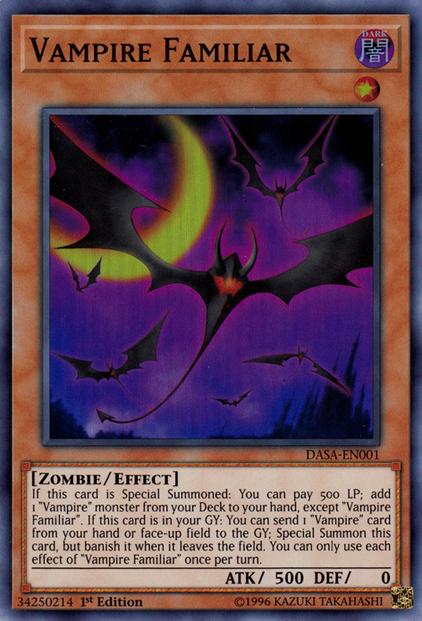 Vampire Familiar [DASA-EN001] Super Rare | Good Games Morley