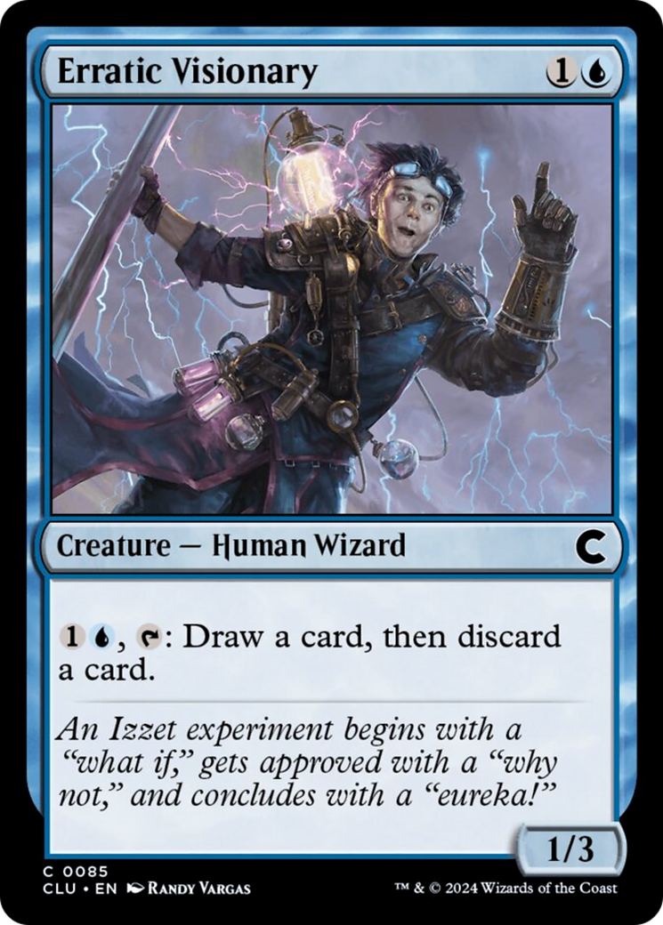 Erratic Visionary [Ravnica: Clue Edition] | Good Games Morley