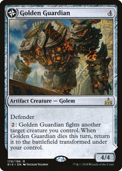 Golden Guardian // Gold-Forge Garrison [Rivals of Ixalan] | Good Games Morley