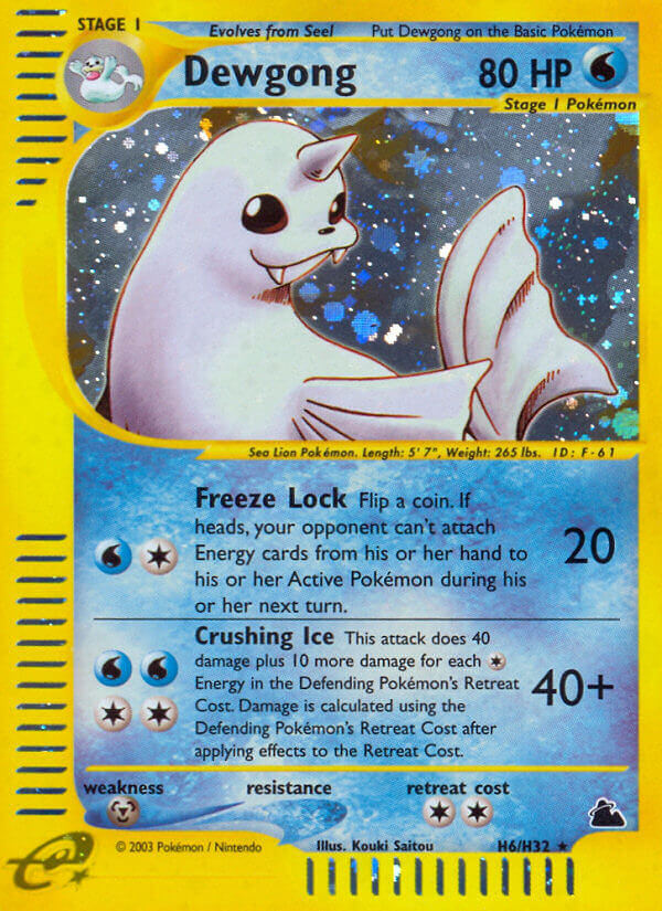 Dewgong (H6/H32) [Skyridge] | Good Games Morley