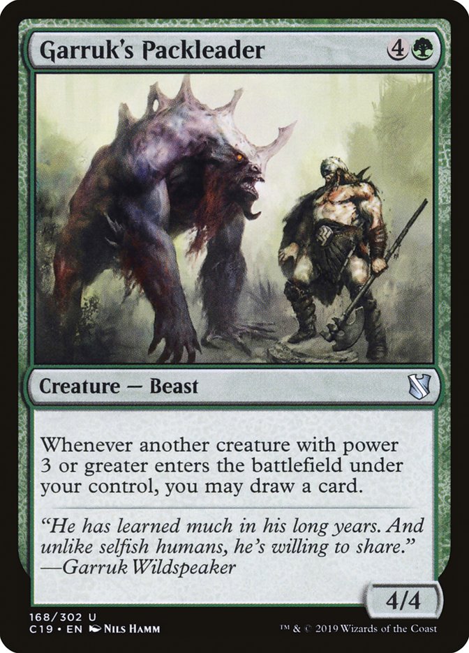 Garruk's Packleader [Commander 2019] | Good Games Morley