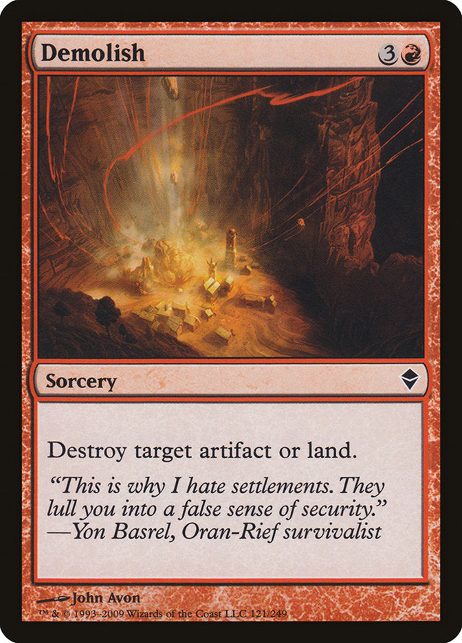 Demolish [Zendikar] | Good Games Morley