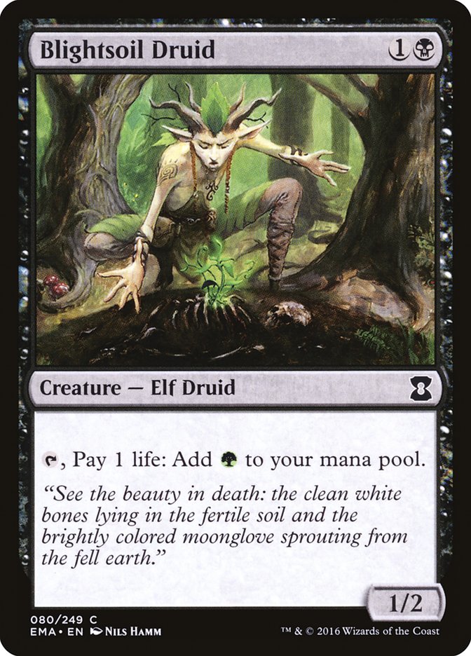 Blightsoil Druid [Eternal Masters] | Good Games Morley