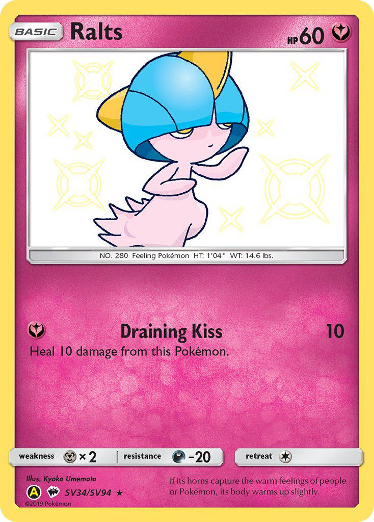Ralts (SV34/SV94) [Sun & Moon: Hidden Fates - Shiny Vault] | Good Games Morley