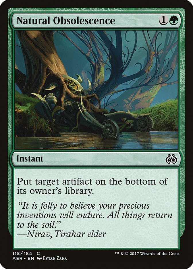 Natural Obsolescence [Aether Revolt] | Good Games Morley