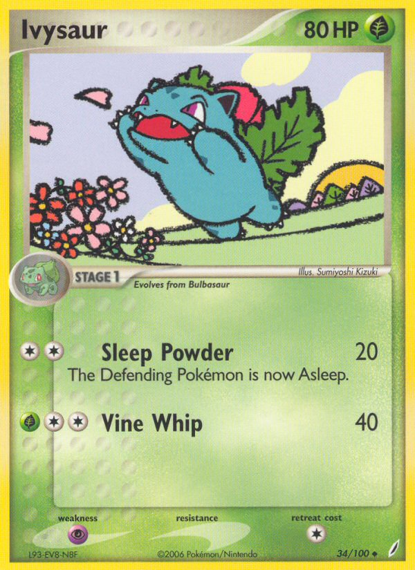 Ivysaur (34/100) [EX: Crystal Guardians] | Good Games Morley