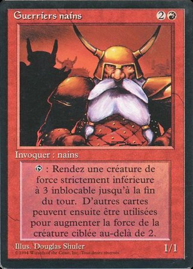 Dwarven Warriors [Foreign Black Border] | Good Games Morley