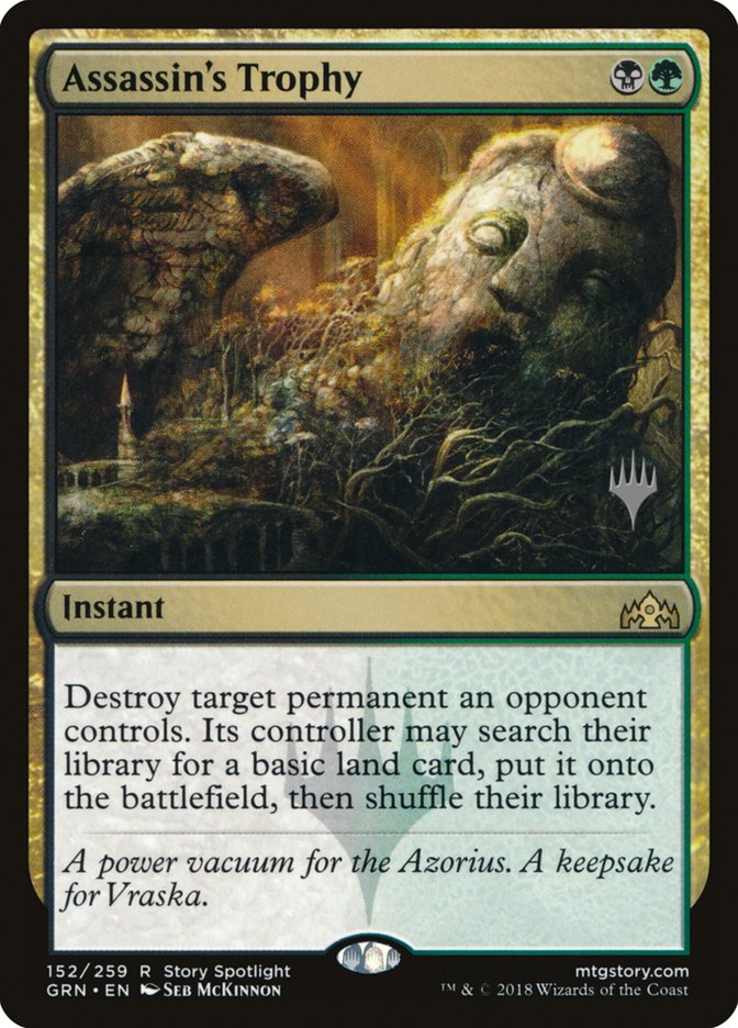 Assassin's Trophy (Promo Pack) [Guilds of Ravnica Promos] | Good Games Morley
