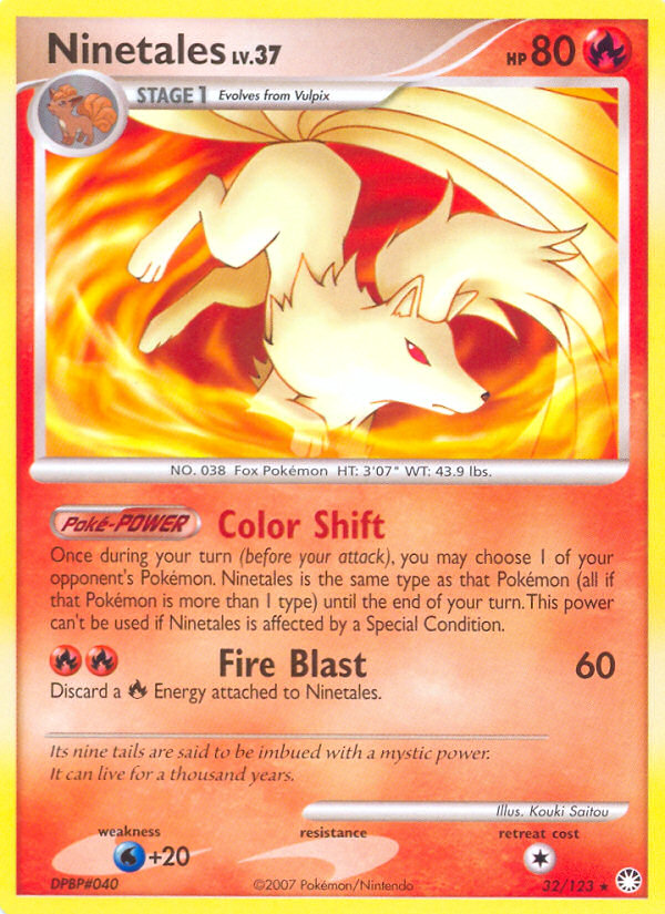Ninetales (32/123) [Diamond & Pearl: Mysterious Treasures] | Good Games Morley