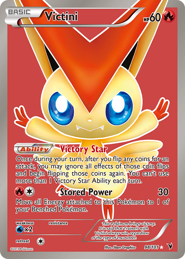 Victini (98/101) [Black & White: Noble Victories] | Good Games Morley