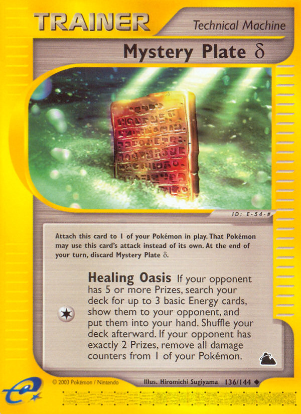 Mystery Plate Delta (136/144) [Skyridge] | Good Games Morley