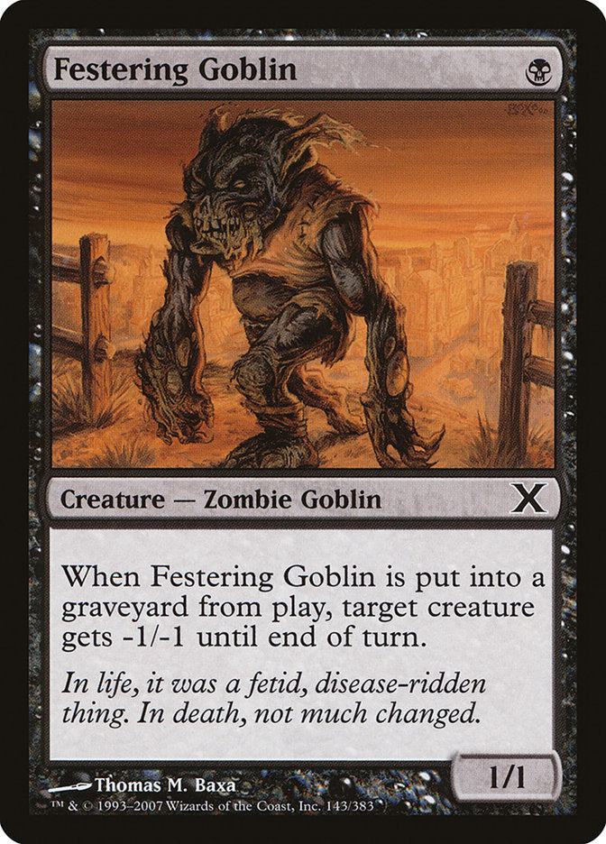 Festering Goblin [Tenth Edition] | Good Games Morley