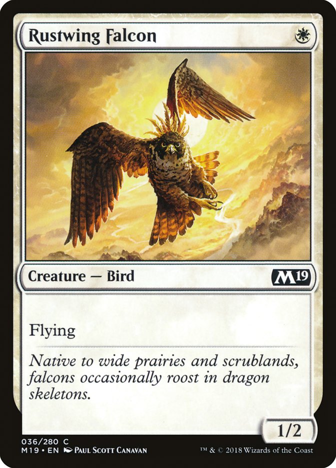 Rustwing Falcon [Core Set 2019] | Good Games Morley