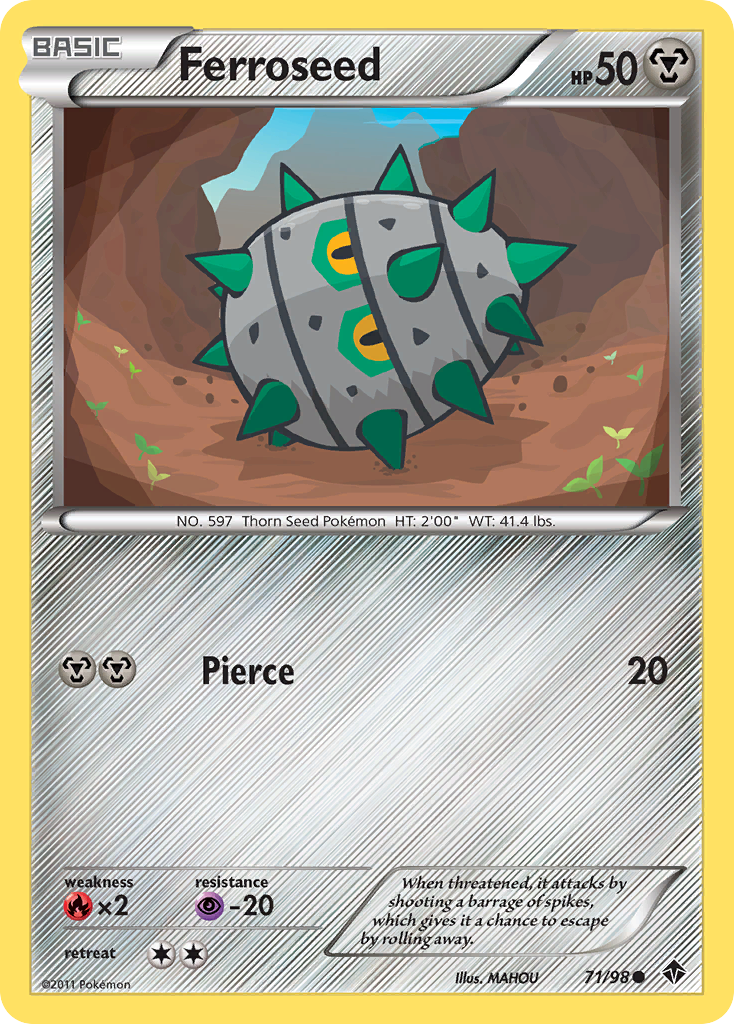 Ferroseed (71/98) [Black & White: Emerging Powers] | Good Games Morley