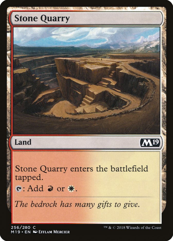 Stone Quarry [Core Set 2019] | Good Games Morley