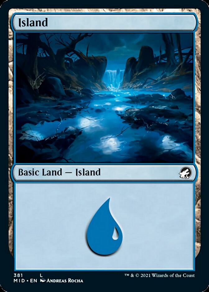 Island (381) [Innistrad: Midnight Hunt] | Good Games Morley