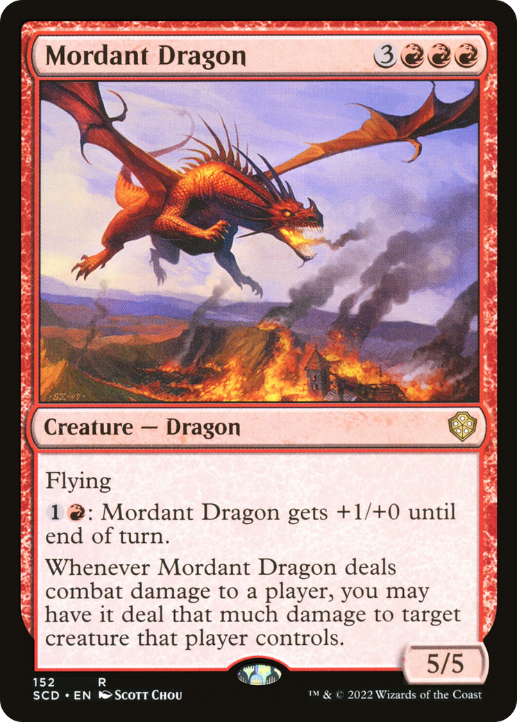 Mordant Dragon [Starter Commander Decks] | Good Games Morley