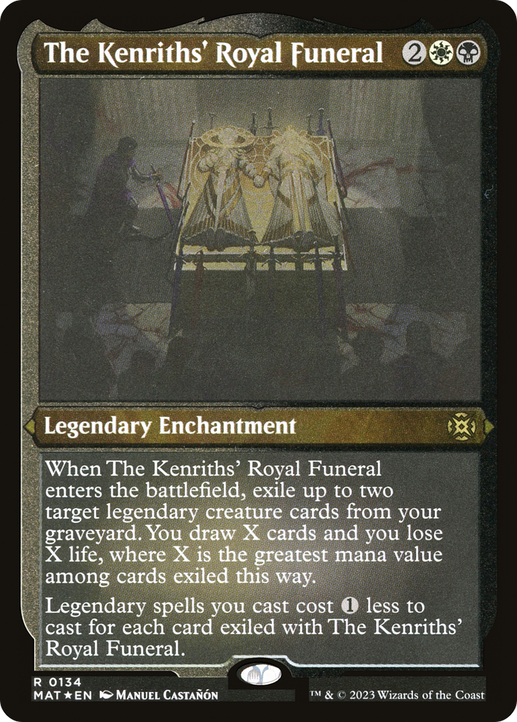 The Kenriths' Royal Funeral (Foil Etched) [March of the Machine: The Aftermath] | Good Games Morley