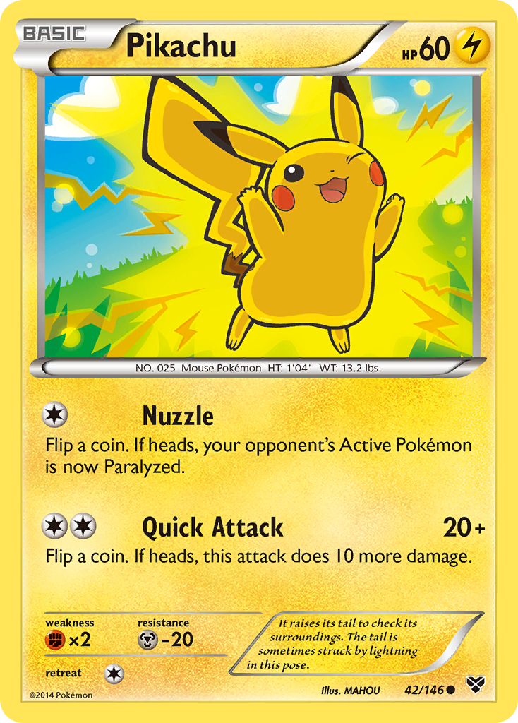 Pikachu (42/146) [XY: Base Set] | Good Games Morley