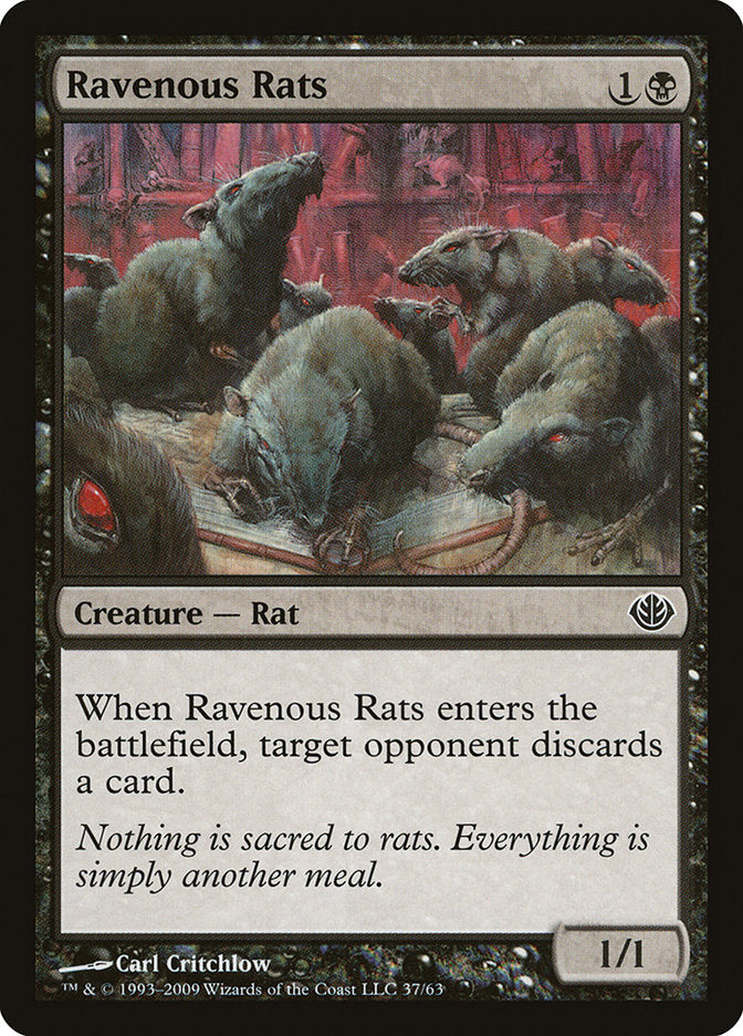 Ravenous Rats [Duel Decks: Garruk vs. Liliana] | Good Games Morley
