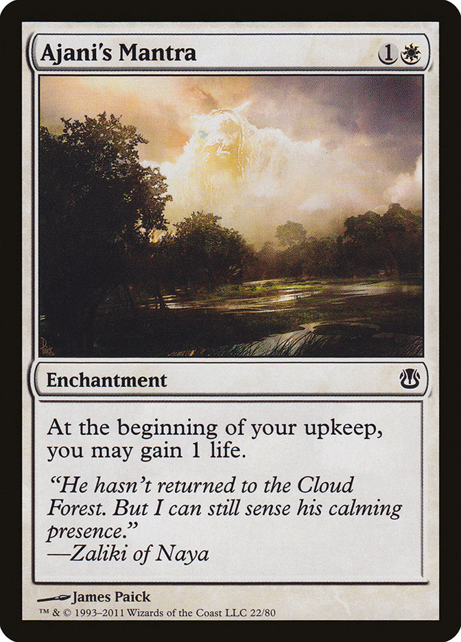 Ajani's Mantra [Duel Decks: Ajani vs. Nicol Bolas] | Good Games Morley