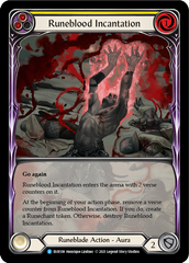 Runeblood Incantation (Yellow) [EVR108] (Everfest)  1st Edition Extended Art Rainbow Foil | Good Games Morley