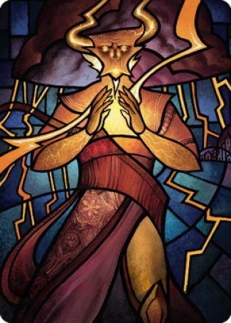 Najal, the Storm Runner Art Card [Dominaria United Art Series] | Good Games Morley