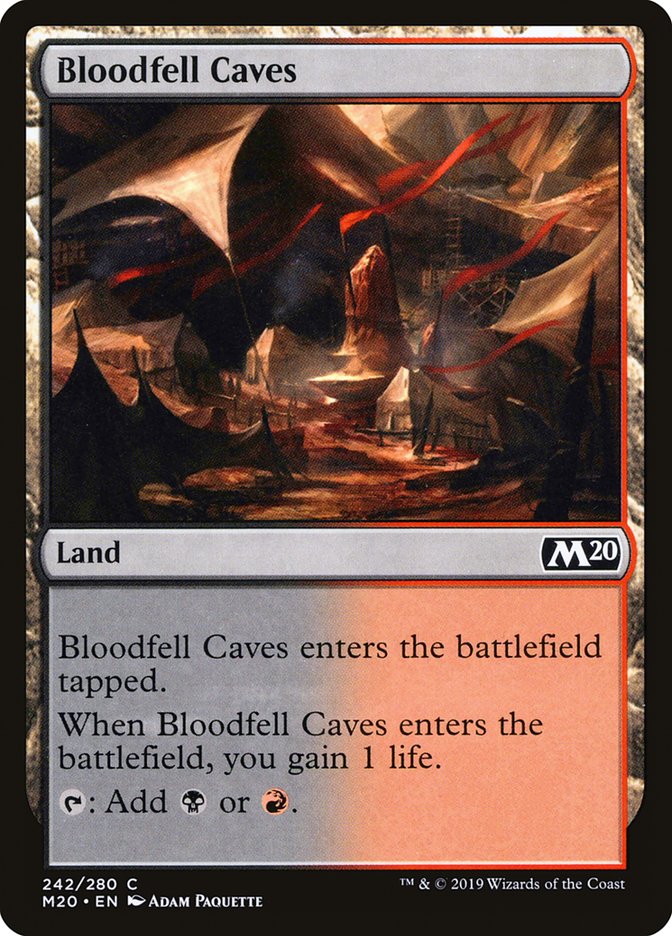 Bloodfell Caves [Core Set 2020] | Good Games Morley