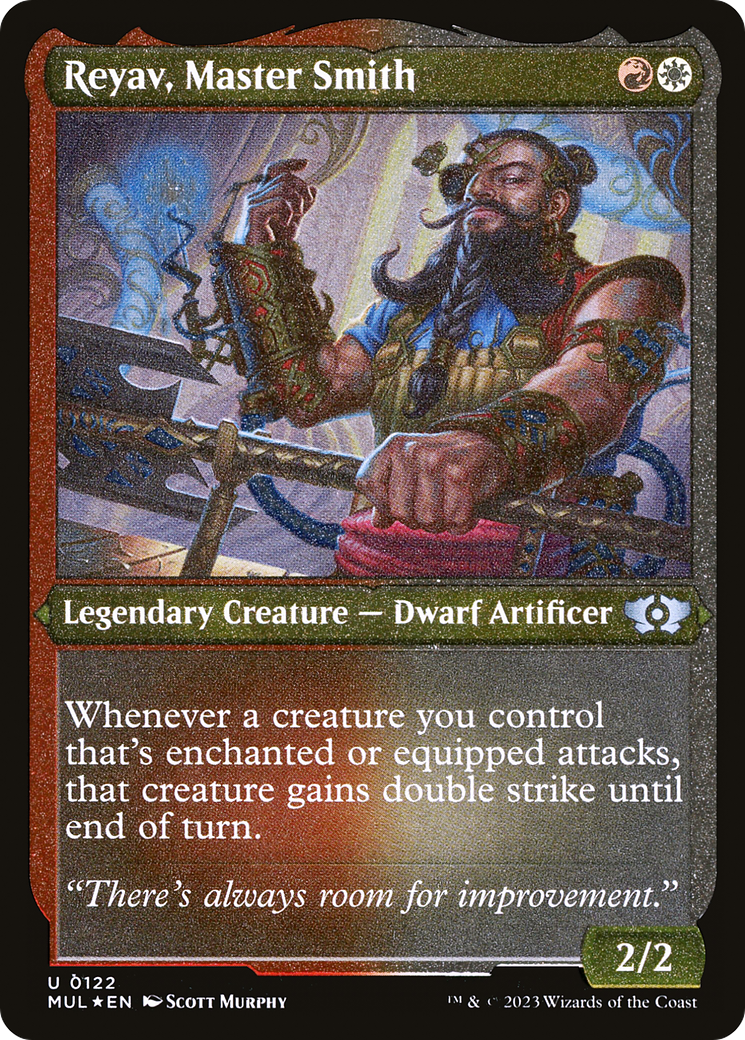 Reyav, Master Smith (Foil Etched) [Multiverse Legends] | Good Games Morley