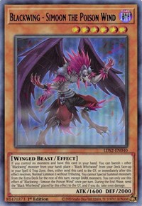 Blackwing - Simoon the Poison Wind (Purple) [LDS2-EN040] Ultra Rare | Good Games Morley