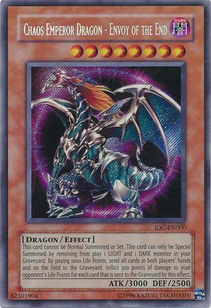 Chaos Emperor Dragon - Envoy of the End [IOC-EN000] Secret Rare | Good Games Morley