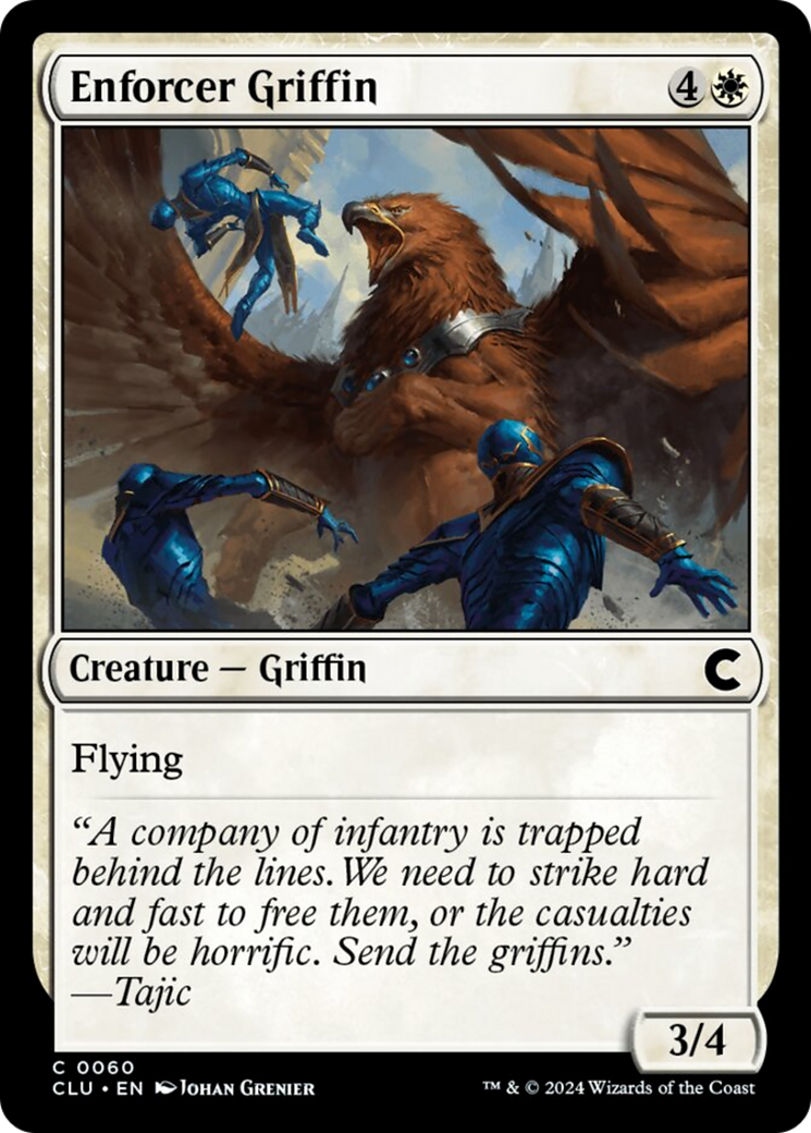 Enforcer Griffin [Ravnica: Clue Edition] | Good Games Morley