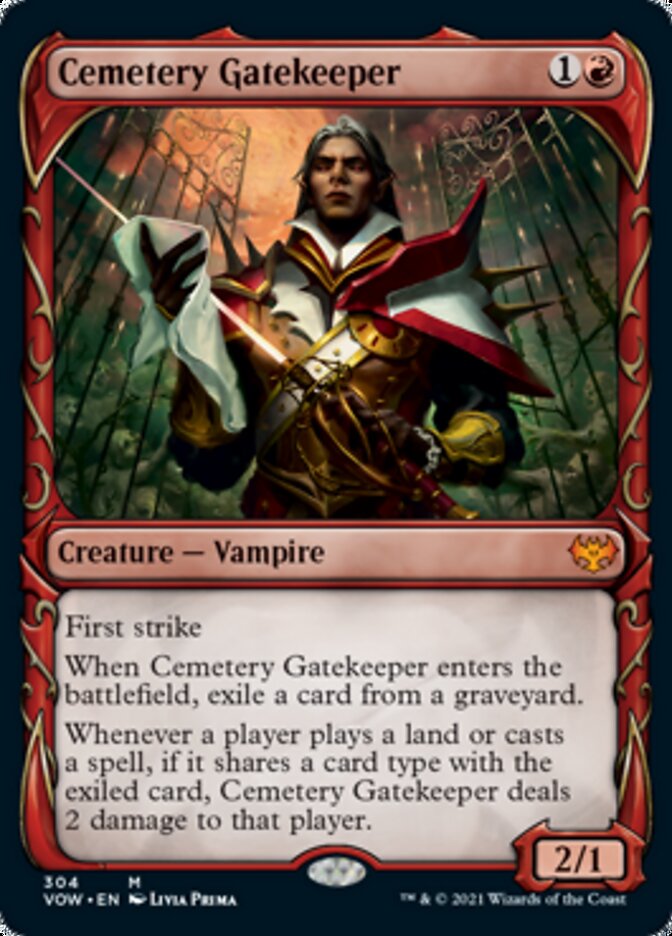 Cemetery Gatekeeper (Showcase Fang Frame) [Innistrad: Crimson Vow] | Good Games Morley