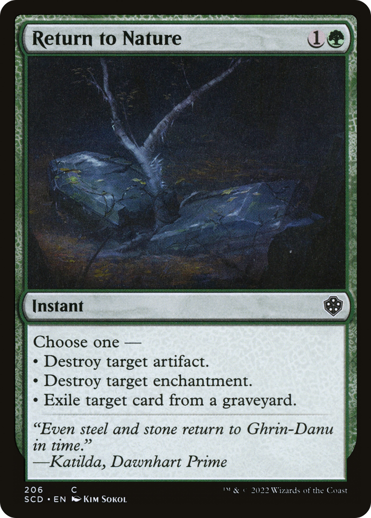 Return to Nature [Starter Commander Decks] | Good Games Morley