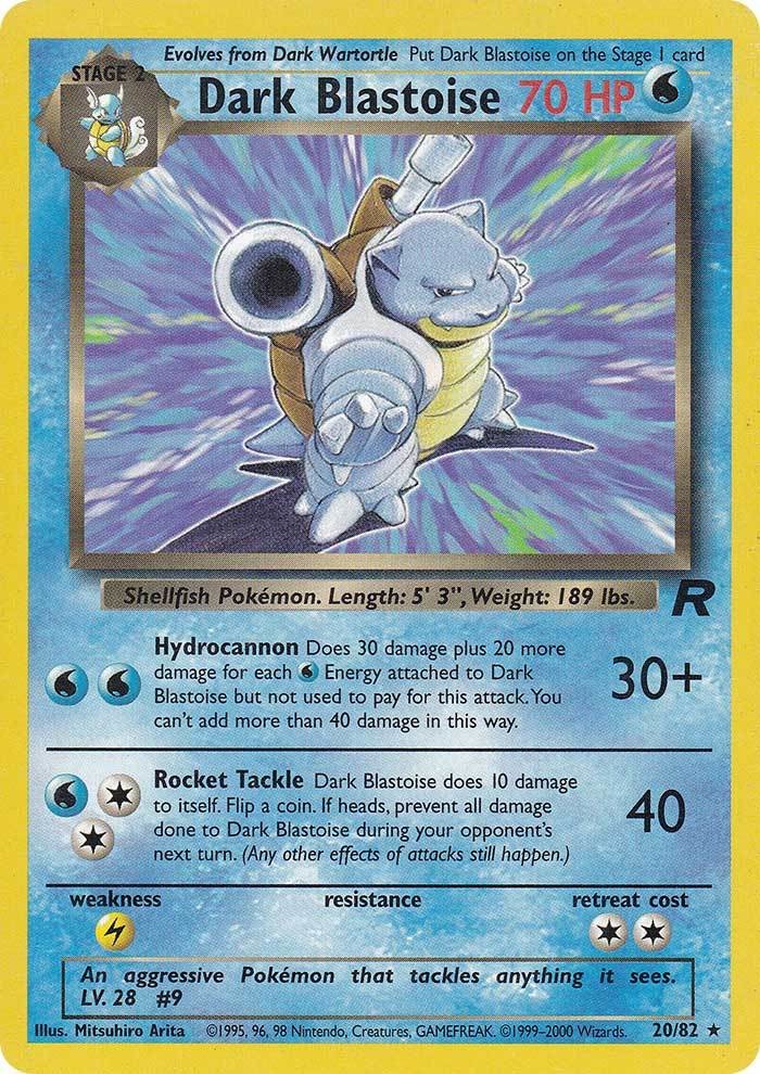 Dark Blastoise (20/82) [Team Rocket Unlimited] | Good Games Morley