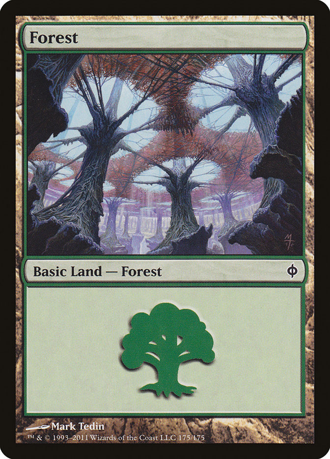 Forest (175) [New Phyrexia] | Good Games Morley