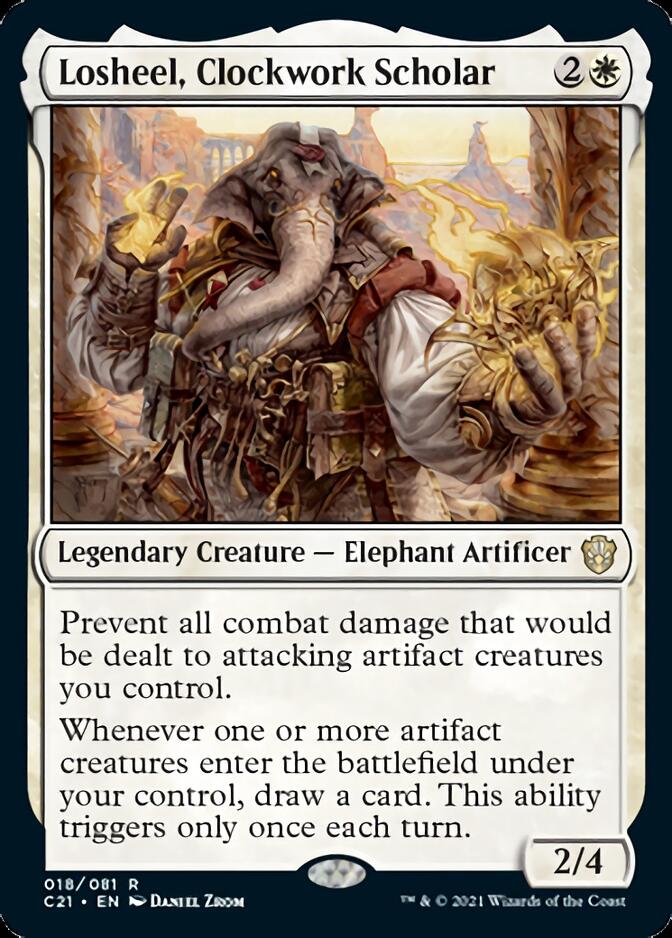 Losheel, Clockwork Scholar [Commander 2021] | Good Games Morley