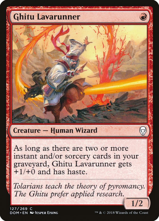 Ghitu Lavarunner [Dominaria] | Good Games Morley