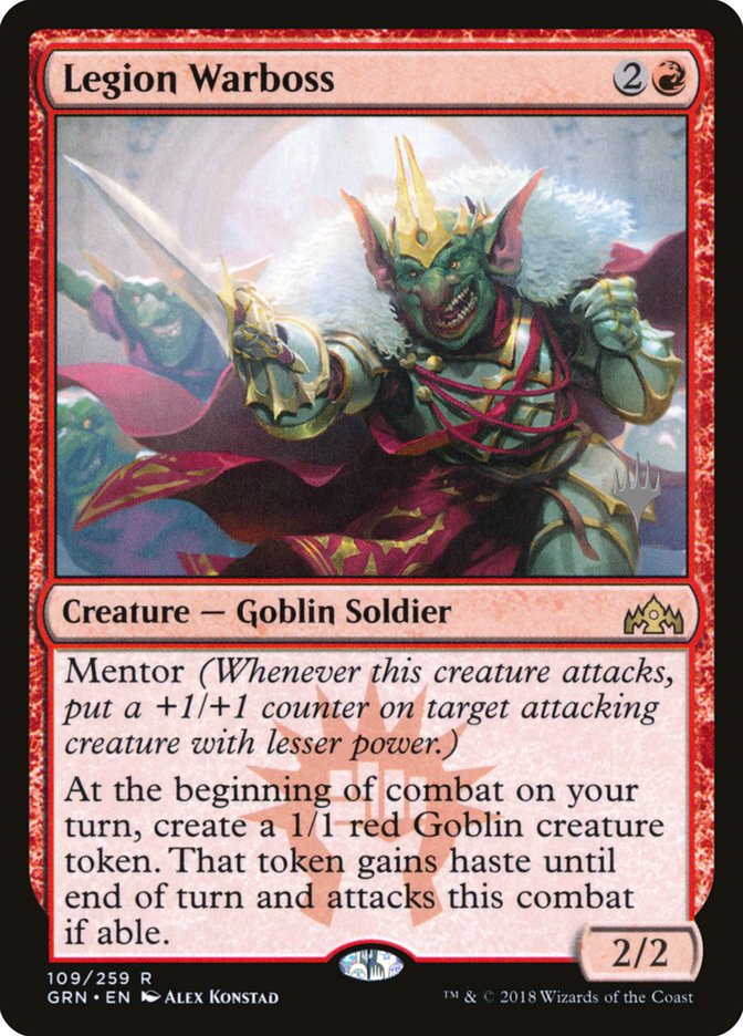 Legion Warboss (Promo Pack) [Guilds of Ravnica Promos] | Good Games Morley