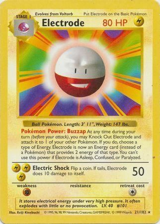 Electrode (21/102) [Base Set Shadowless Unlimited] | Good Games Morley