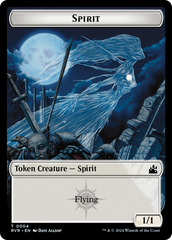 Goblin (0008) // Spirit (0004) Double-Sided Token [Ravnica Remastered Tokens] | Good Games Morley