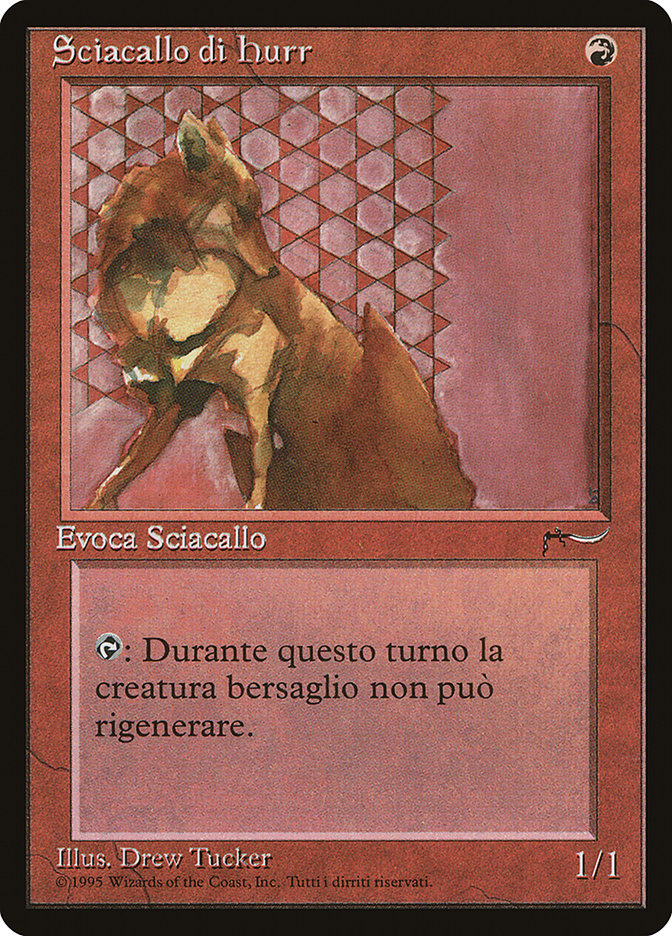 Hurr Jackal (Italian) - "Sciacallo di hurr" [Rinascimento] | Good Games Morley