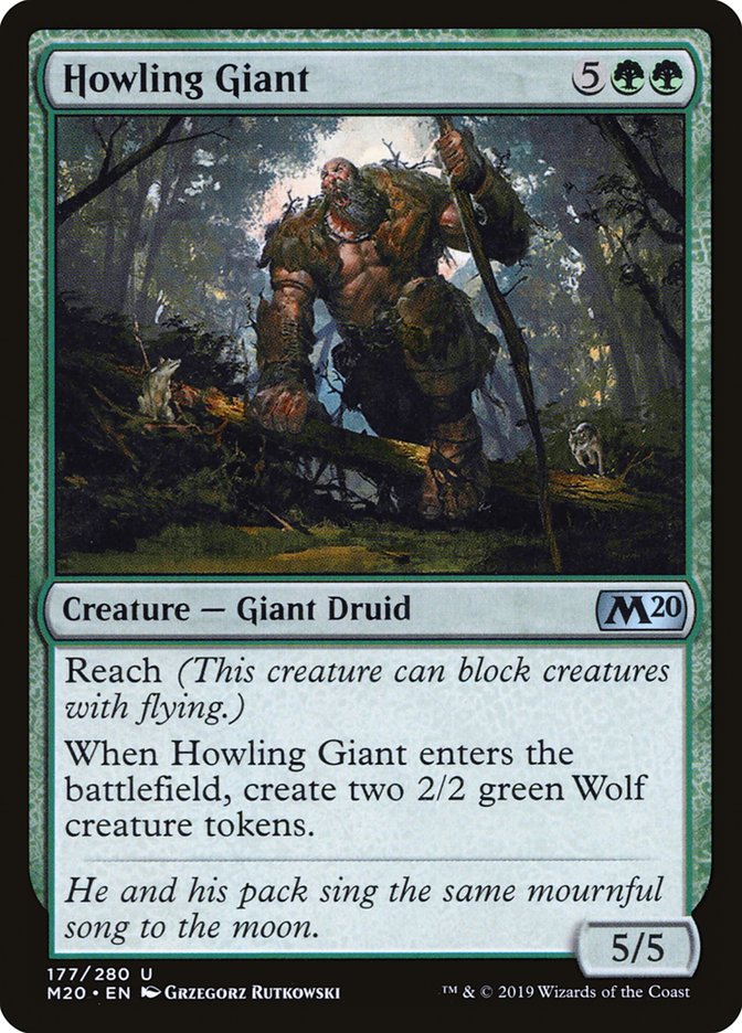 Howling Giant [Core Set 2020] | Good Games Morley